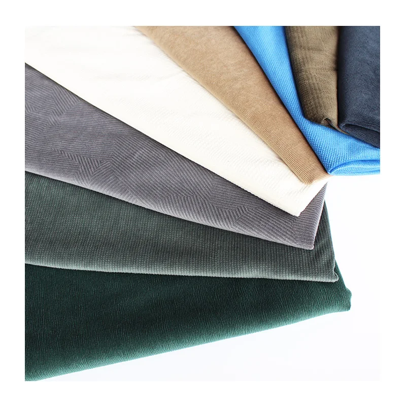 Recycled 100% polyester warp knitting new fashion design burnout velvet fabric