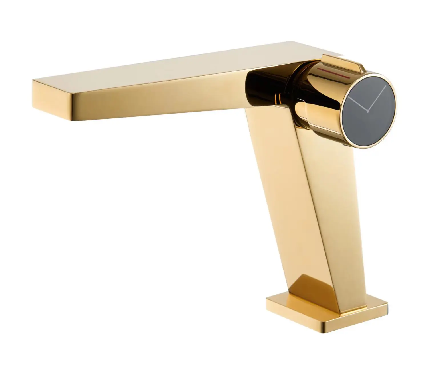 Homedec Luxury Deck Mount tap Hot Selling Single Level Royal Brass Gold Plated Faucet