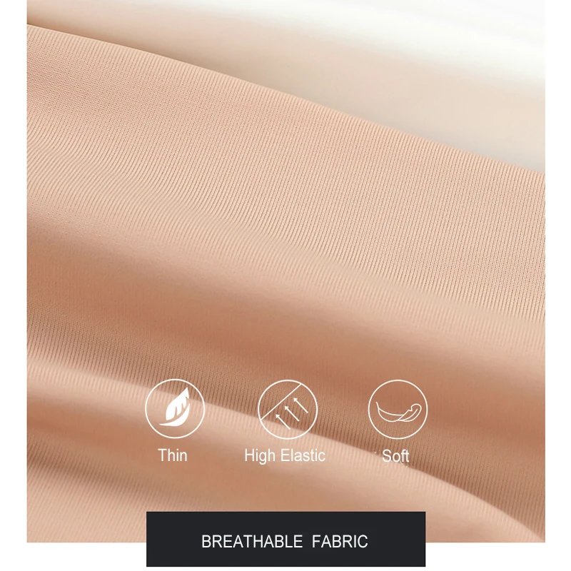 Slim Shaping Sports Short Comfortable Long Tube Pants Women High Waist Silky Seamless Panties