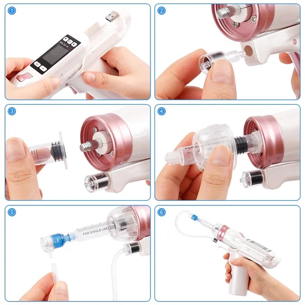5pin 9pin Ez Injector Mesotherapy Gun Needle Mesogun Injection Meso Gun for Skin Care