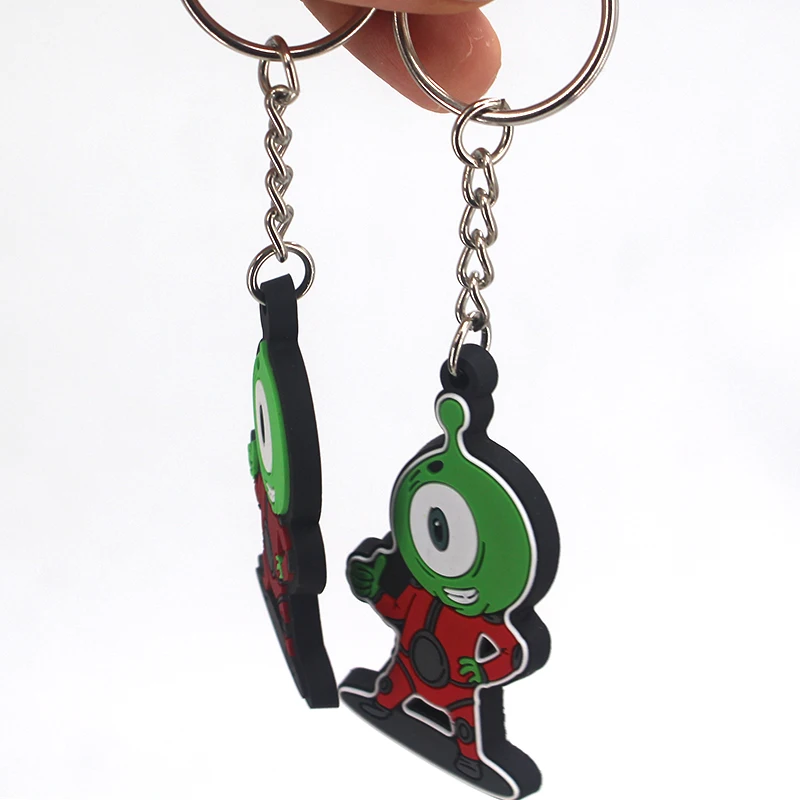 Free Samples Custom Cheap Key Ring Chain Floating Key Chains Boats Injected 2D  PVC Key Chain For Promotion Gifts