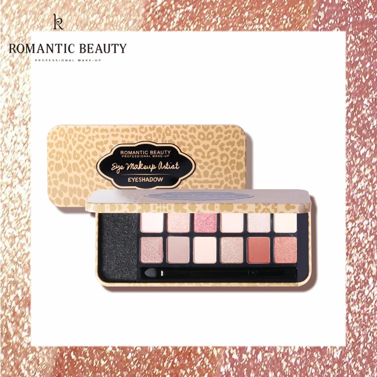Romantic Beauty Fashion Matte Eyeshadow Palette Glitter Eye Shadow Makeup Nude Makeup Set Korea Cosmetics