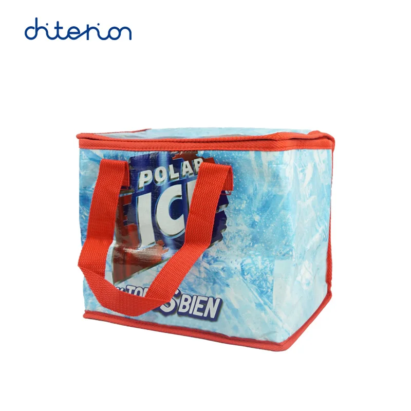 Chiterion PP/PE Woven Insulated Thermal Bolsa Milk Drink Cooler Bolsa Lunch Tote Box Cool Ice Bag for Kids Women School Office