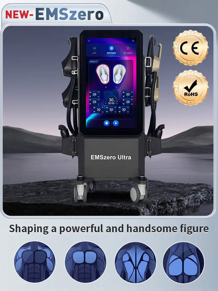 Vertical large screen ems electro muscle stimulation EMShaping ems muscle stimulator suit
