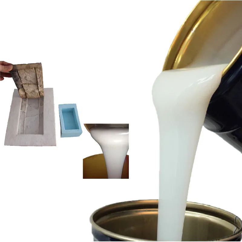 Silicon rubber molds rtv 2 silicon Low viscosity for Stone Crafts Molds rubber manufacturers