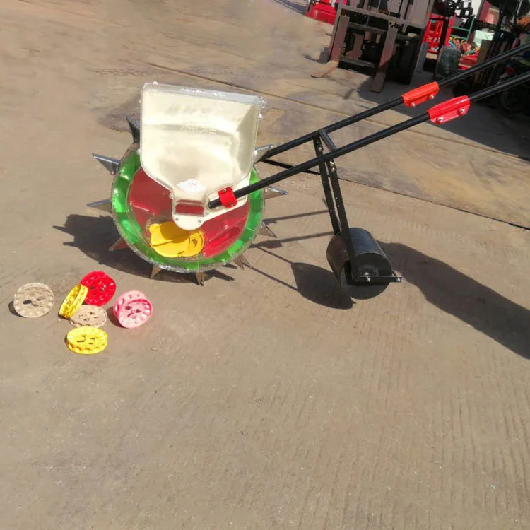 manual maize seeder hand push corn planter single row corn seeder for hot sale