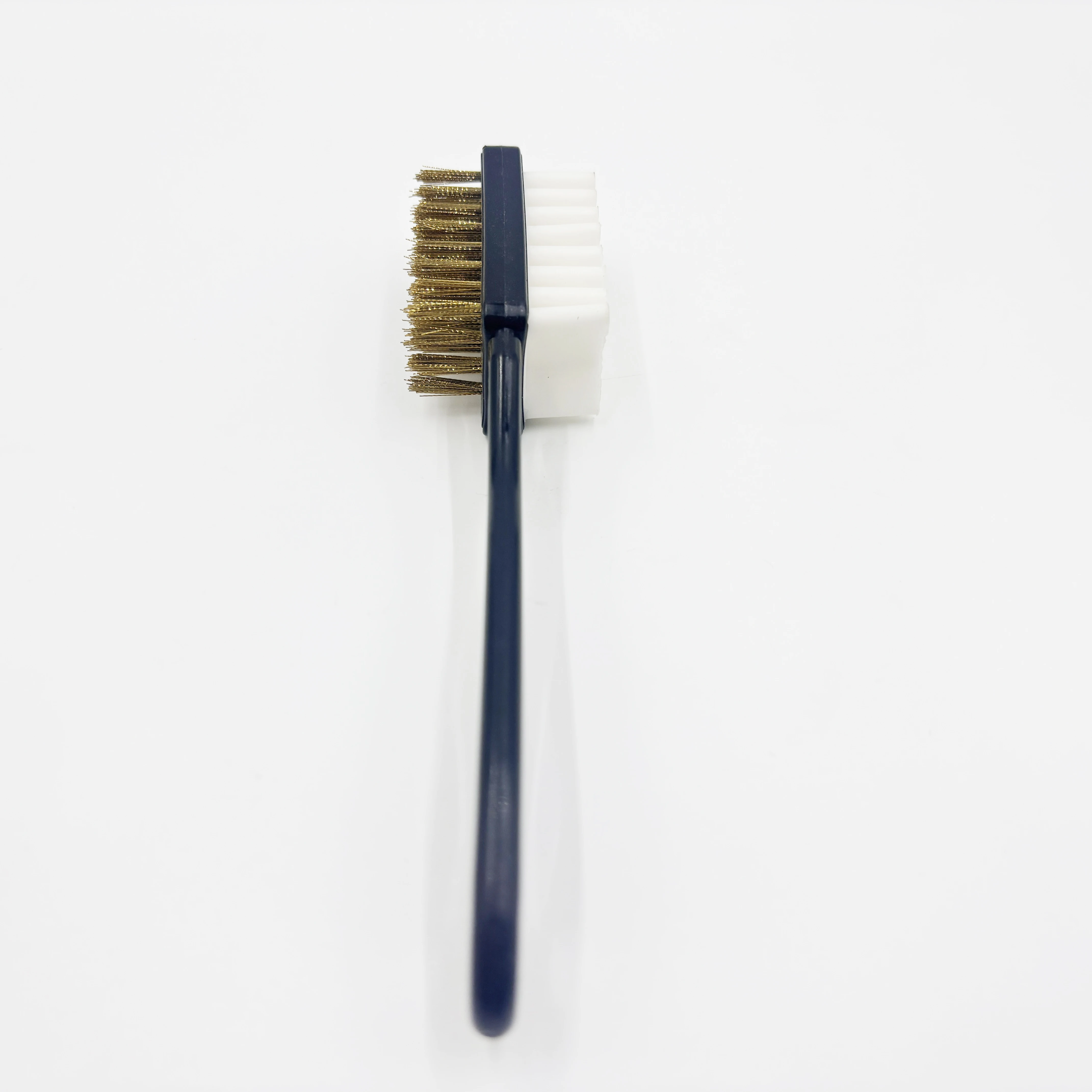 Factory Wholesale Custom Logo Double Sided Copper Wire Boot Suede Shoe Cleaning Brush