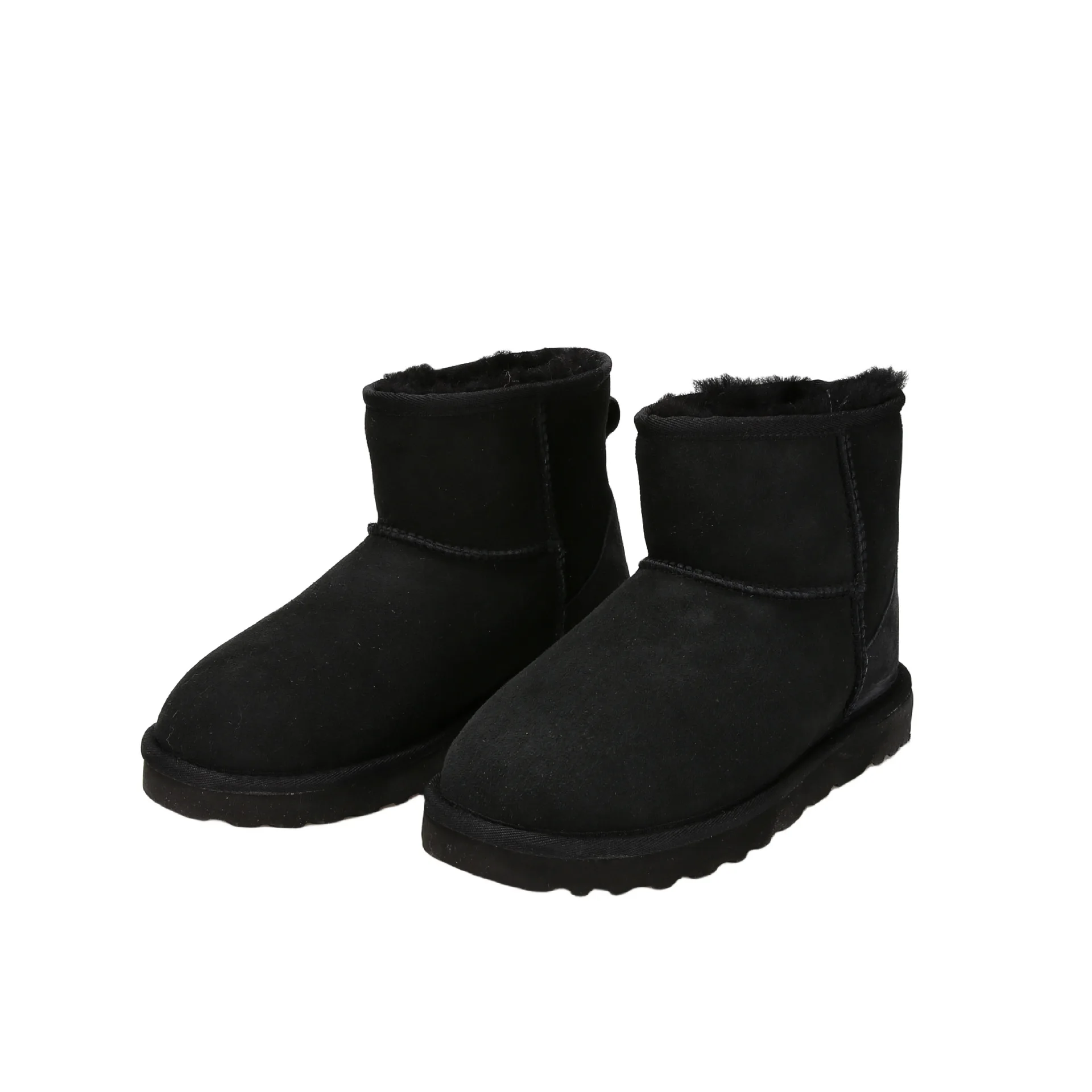 Platform Slippers Mini Boots for Women Fleece Lined Snow Boots Anti-Slip Snow Platform Slippers for Women Winter Outdoor