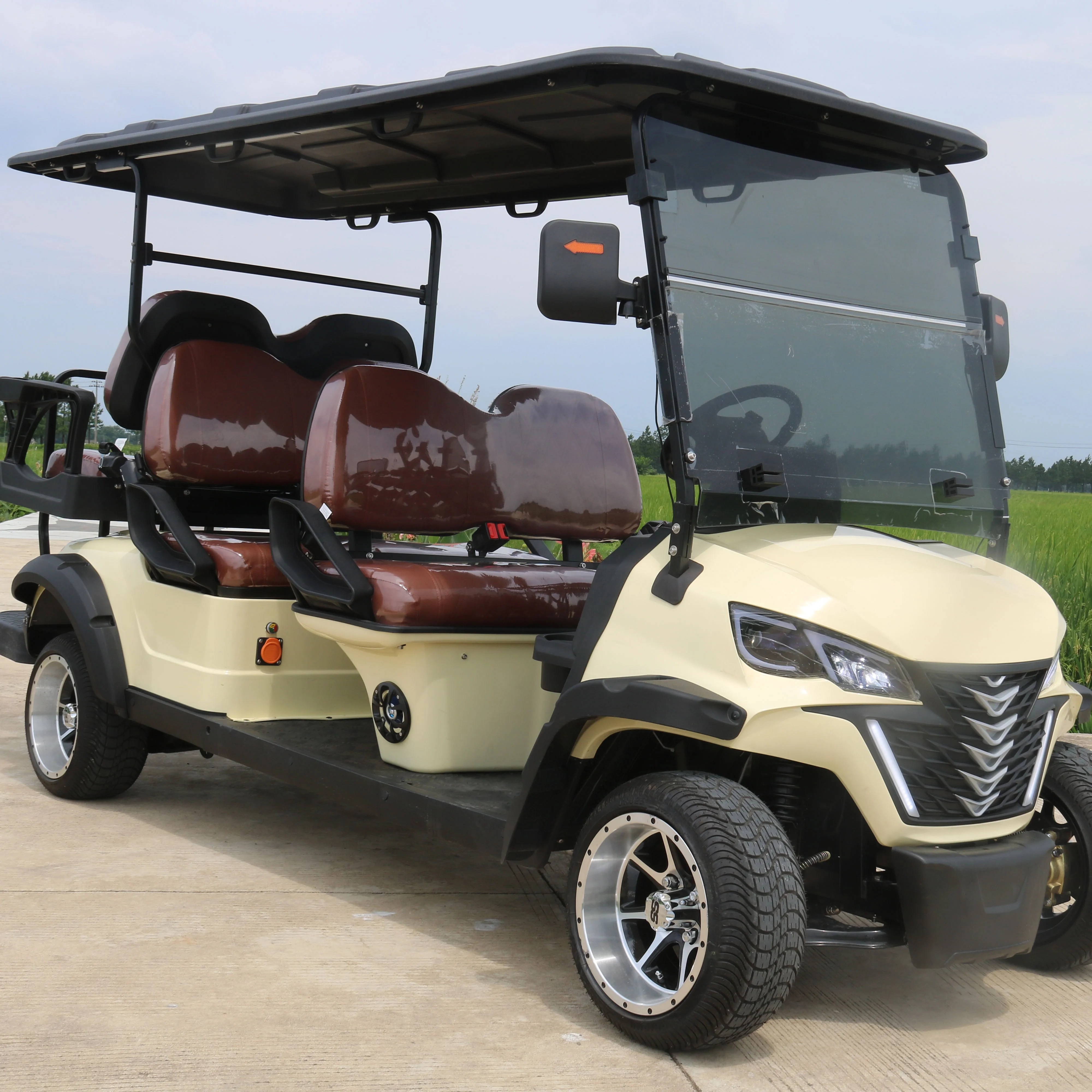 Wholesale Cheap Top Quality 48vgolf Carts Electric Durable Golf Cart 6 Seater For Sale