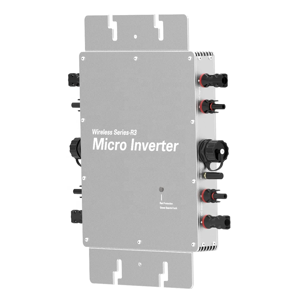 Waterproof IP65 1200W Solar Microinverter Inversor Grid Tie WVC1200 for On Grid Solar Power System Home