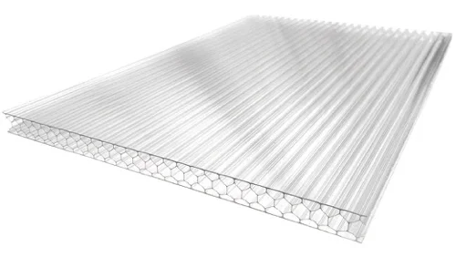 Clear Polycarbonate Hollow Sheet for roofing