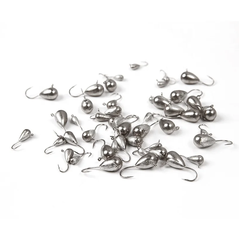 Wholesale ice fishing tear drop jig