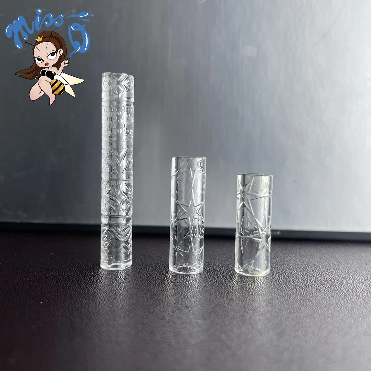 Quartz OEM size engraved  Pillars