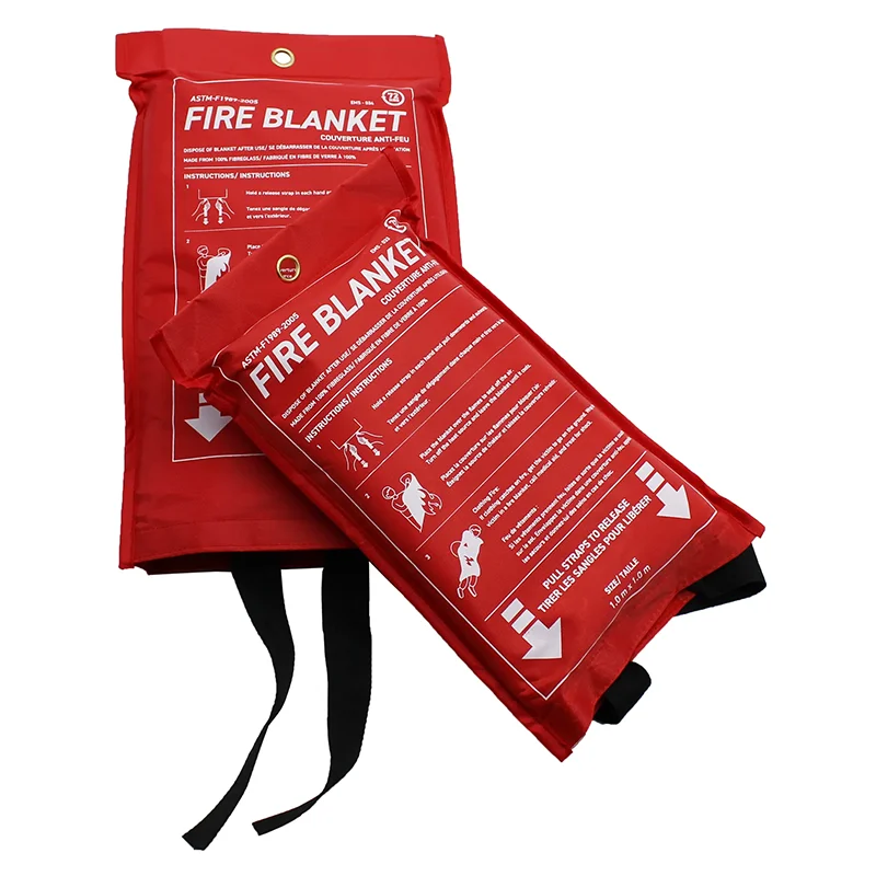 100% Fiberglass Fire Suppression Blanket Emergency Fire Blanket for Kitchen,Camping