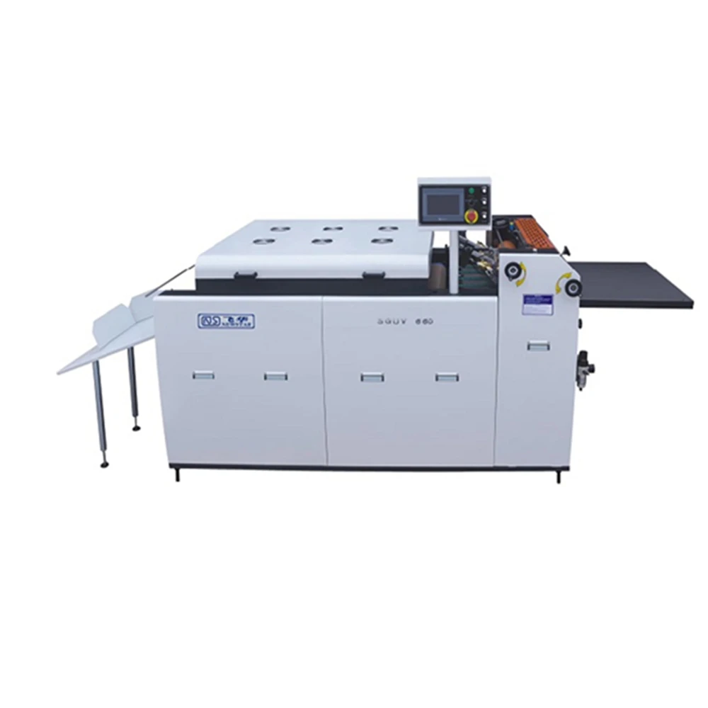 Sguv-660 Professional Supplier Digital Spot Desktop Automatic UV Coating Machine