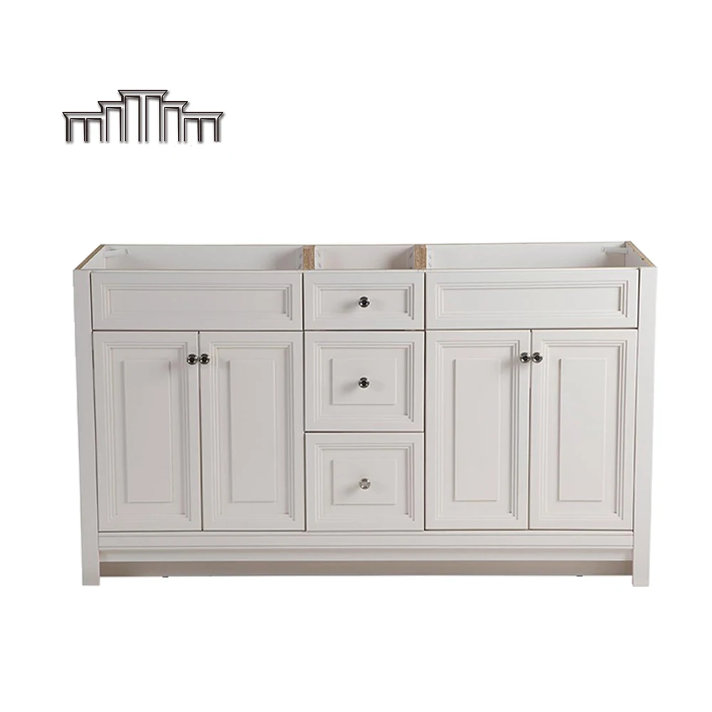 Most Affordable Ready Made Solid Wood Luxury Bathroom Cabinet Design