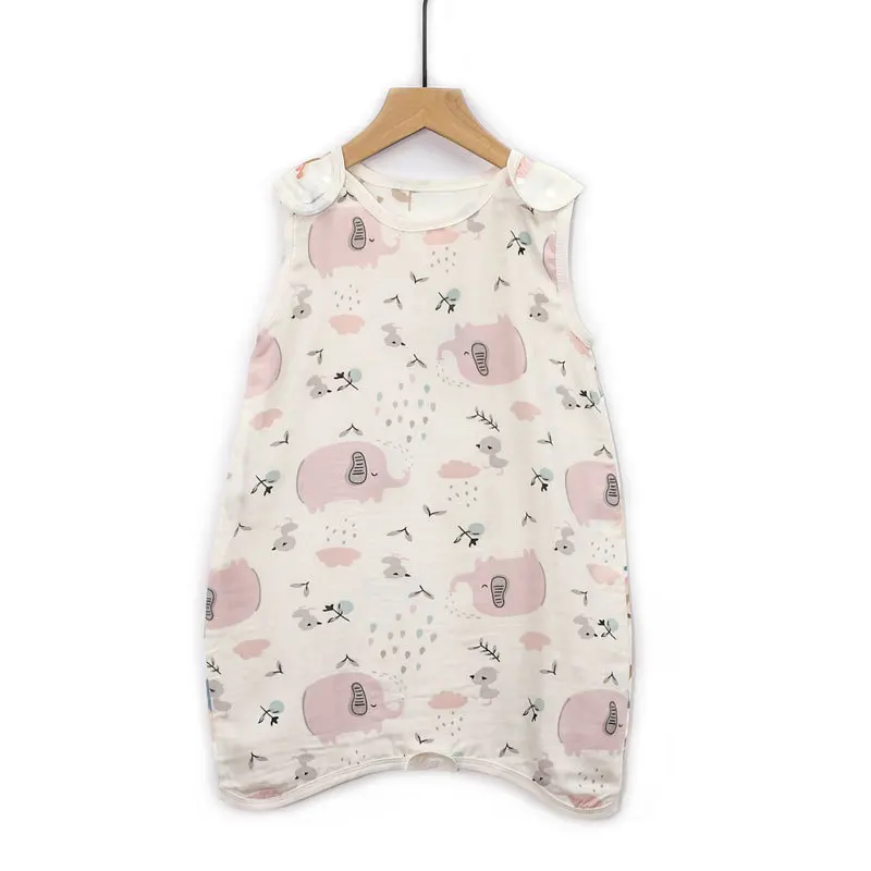 Detachable Kick-Resistant Cool baby summer Bamboo Fiber Baby Sleeping Bag for Infants