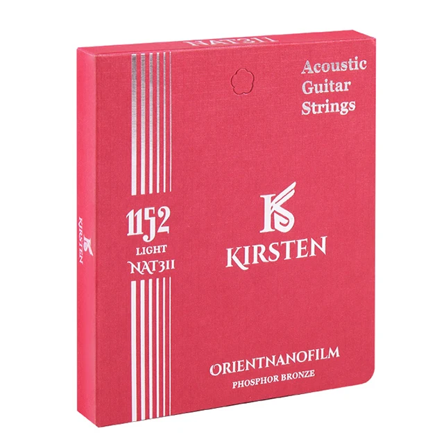 Source Factory Nano Film 1253 High-Carbon Steel Hexagonal Core Civin Acoustic Guitar Strings 6-String Set