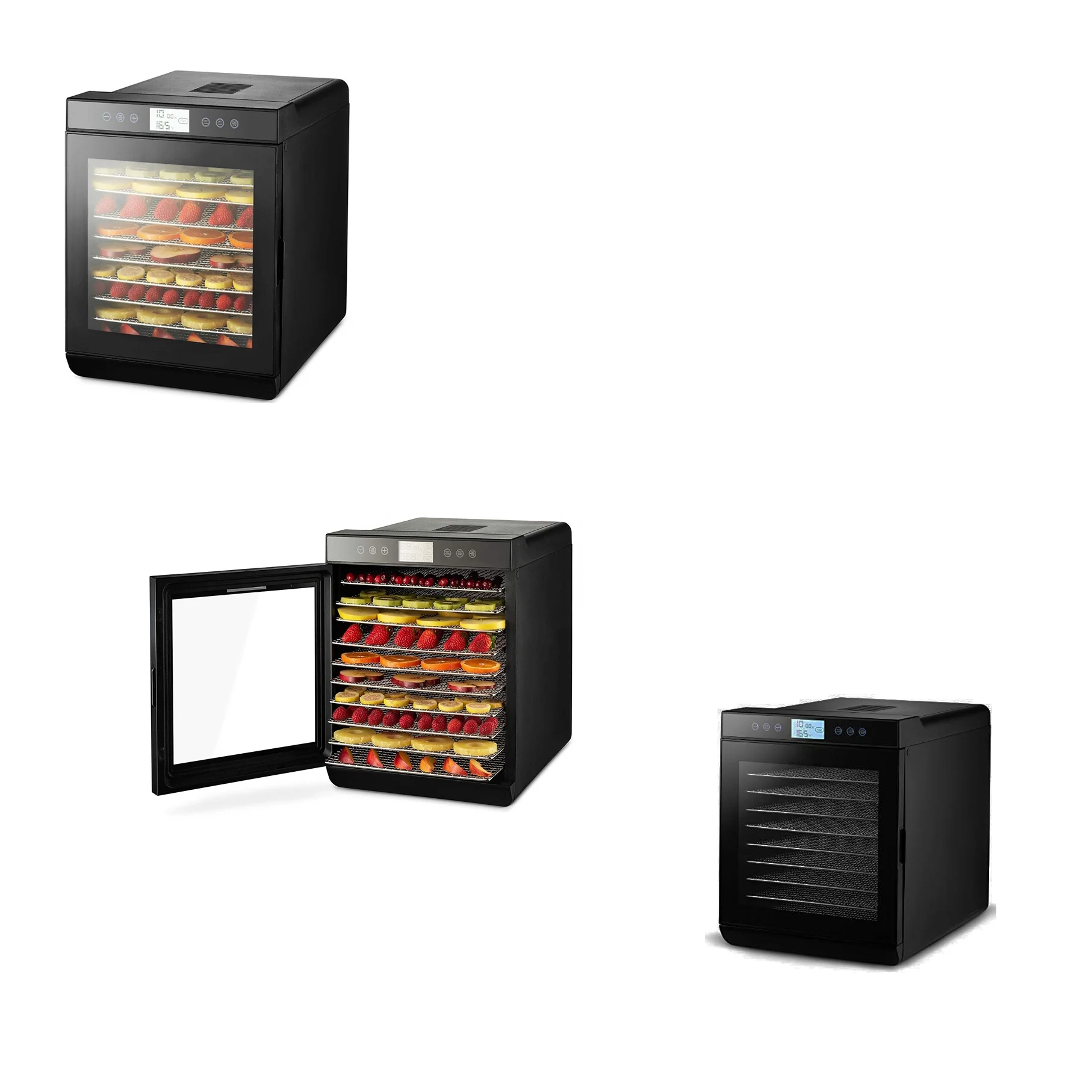 Professional Food Dehydrator Machine with 10 layers of Stainless Steel trays