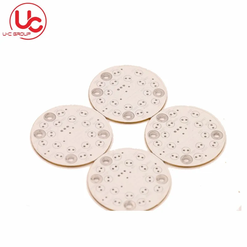 Shenzhen Metal Core Circular LED PCB Aluminum SMT DIP Circuit Board Assembly Manufacturer In Alibaba PCBA Assembling