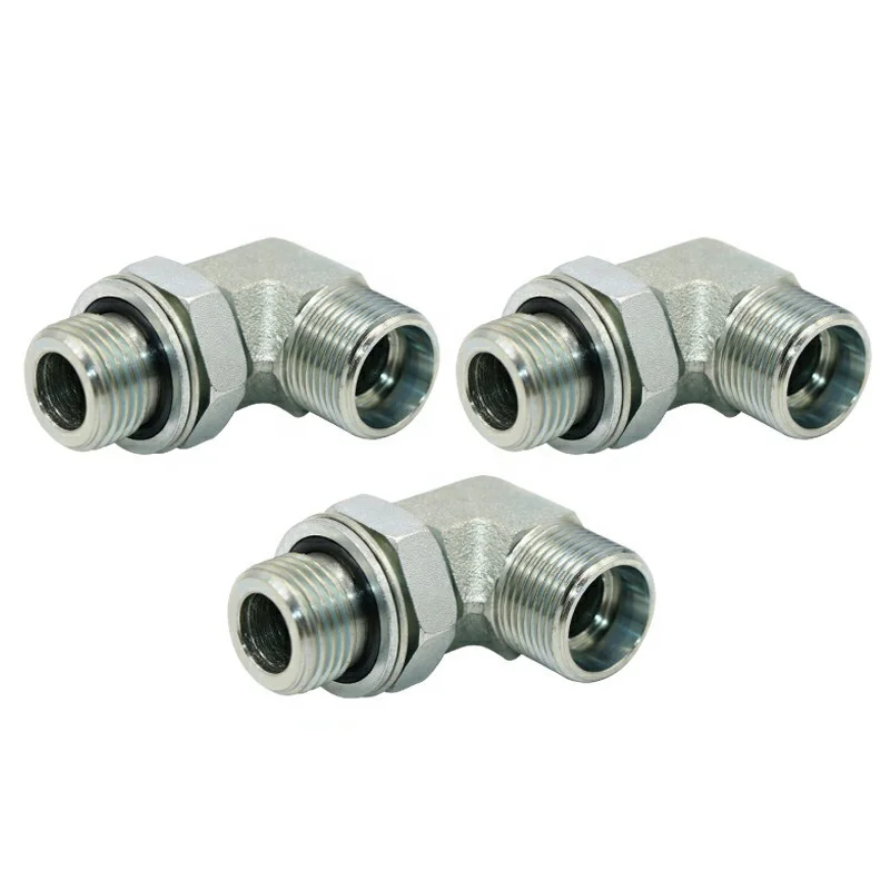  2021 оптовая продажа регулируемые BSP мужские 90 градусов локоть Гидравлические фитинги адаптеры