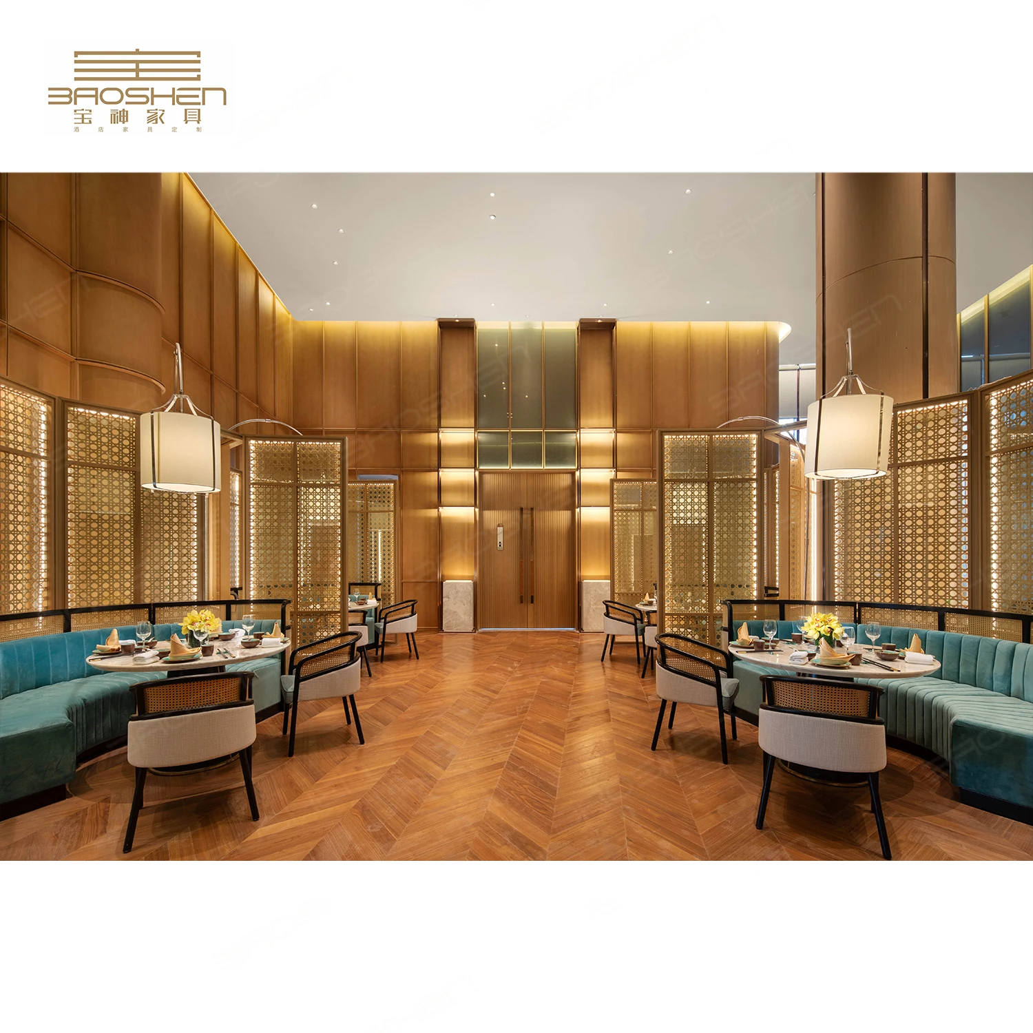 Modern Design Hotel Italian Modern Wooden Dining Chair Table Set Coffee Shop Restaurant Furniture