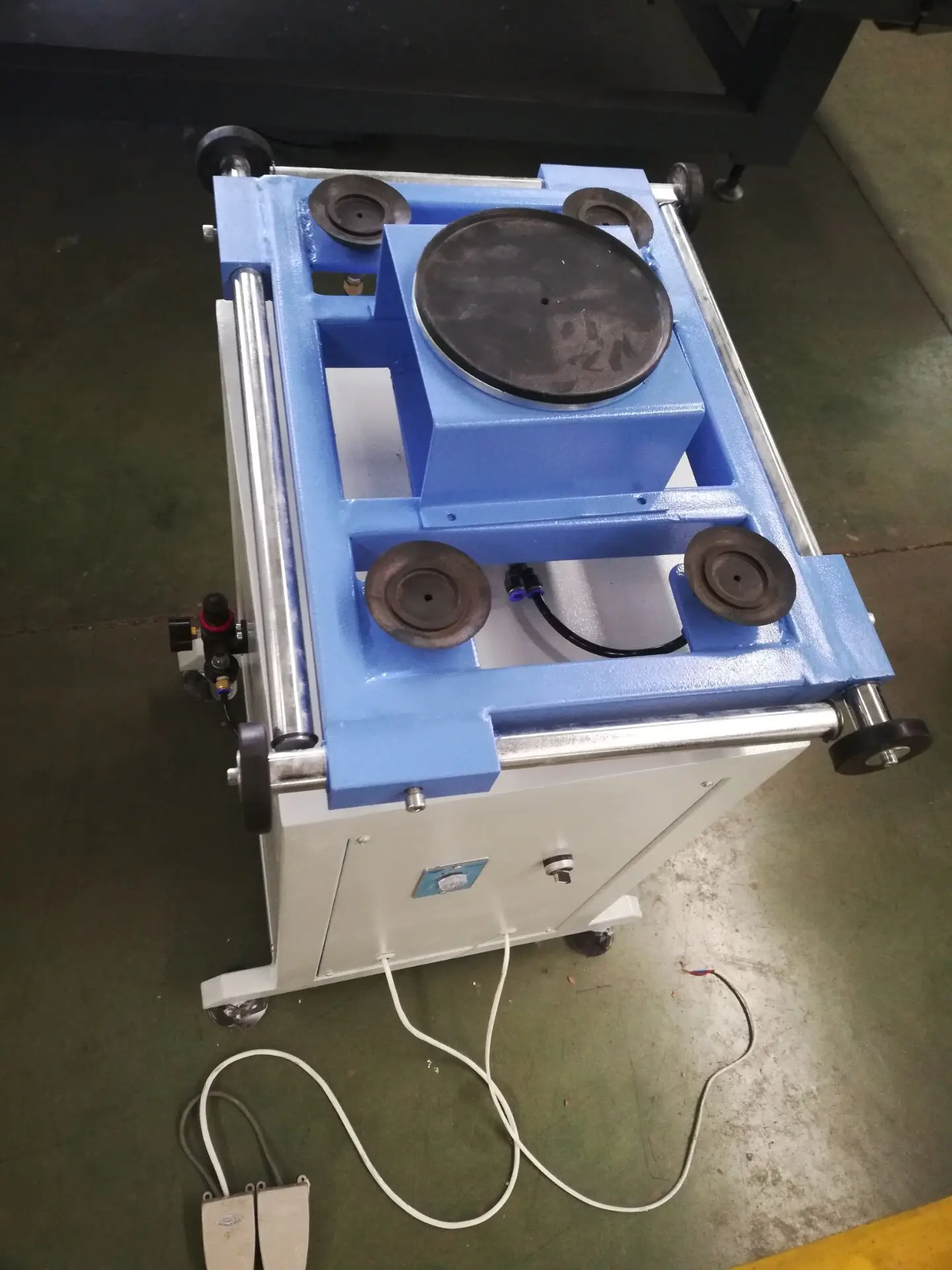 Eeay operate Rotary Coating Machine used to spread two-component glue/Insulating glass making high working efficiency machine