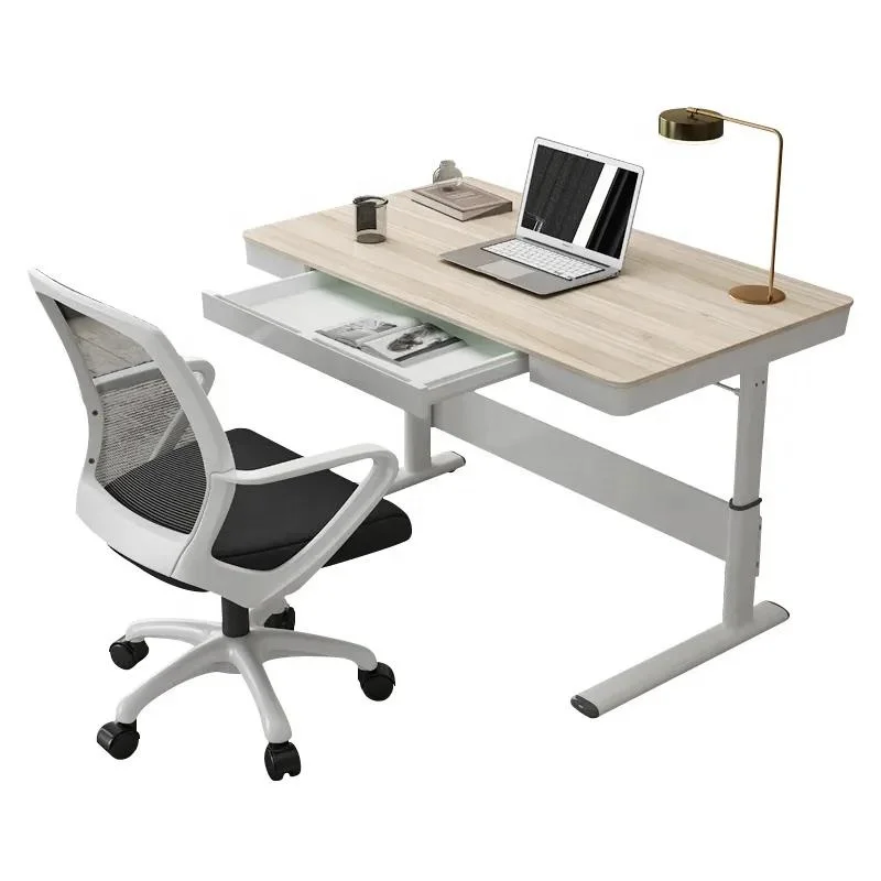 China Supplier Competitive Price High Quality Adjustable Office Table MDF Lifting Table For Sale