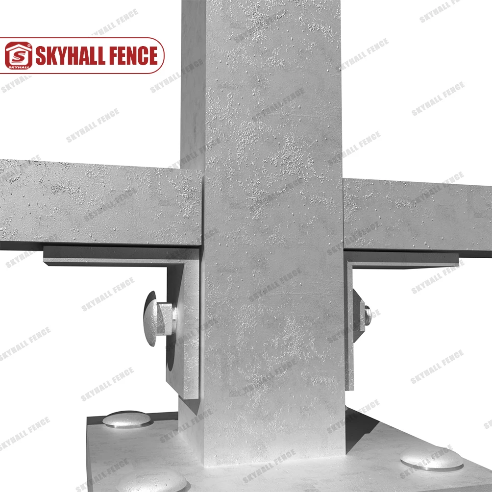 Galvanized Visible Pedestrian Guardrail for Footbridge Flyover Roads Construction