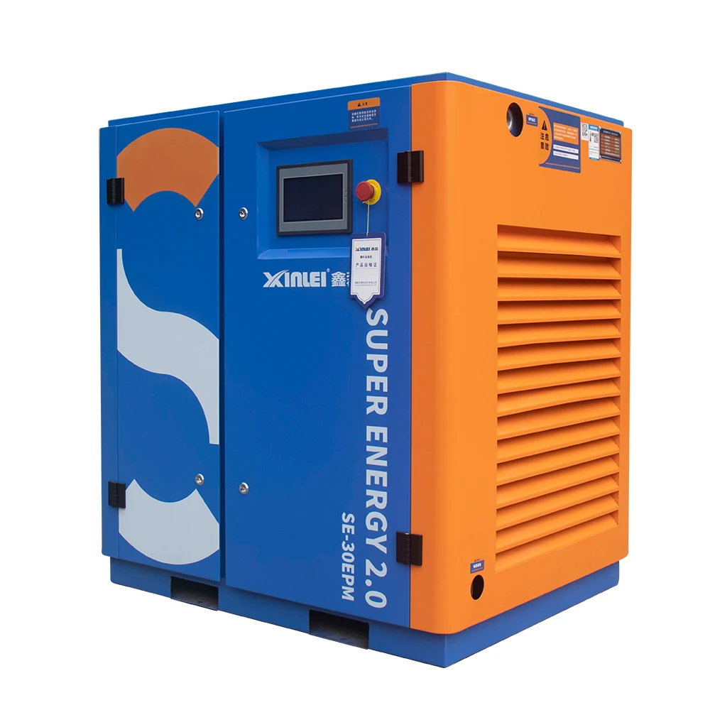 SE30EPM high efficiency VSD rotary screw air compressor with inverter PLC