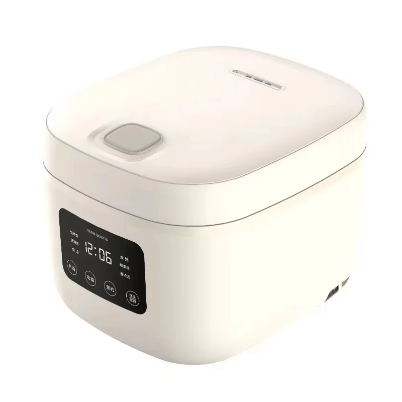 Factory Direct Portable Electric Heating Mini Soup Stew & Rice Cooker Non-Stick Plastic for Household & Hotel Use Kept Warm