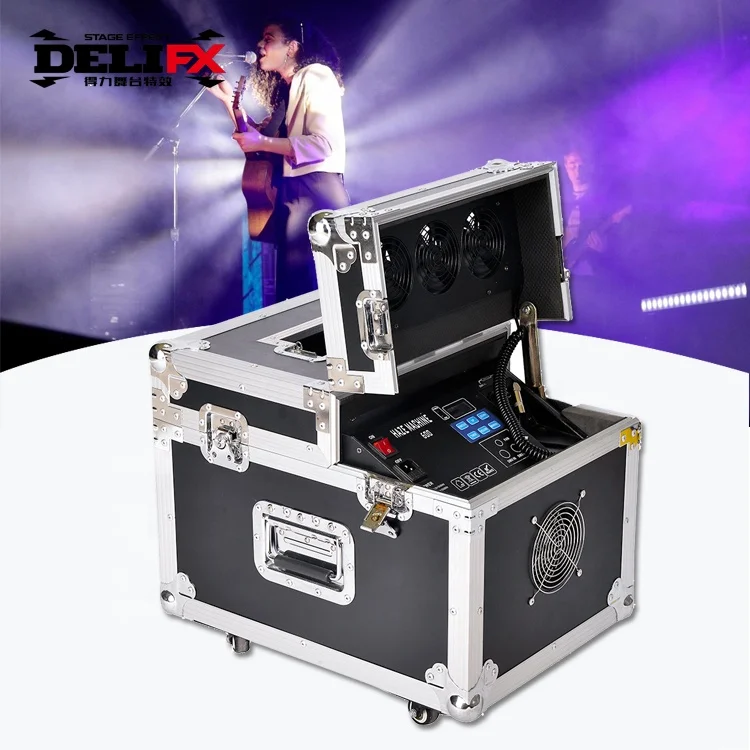 More flected stage lighting fog machine with DMX control oil based FILM LOOK hazer for performances large room theatre party