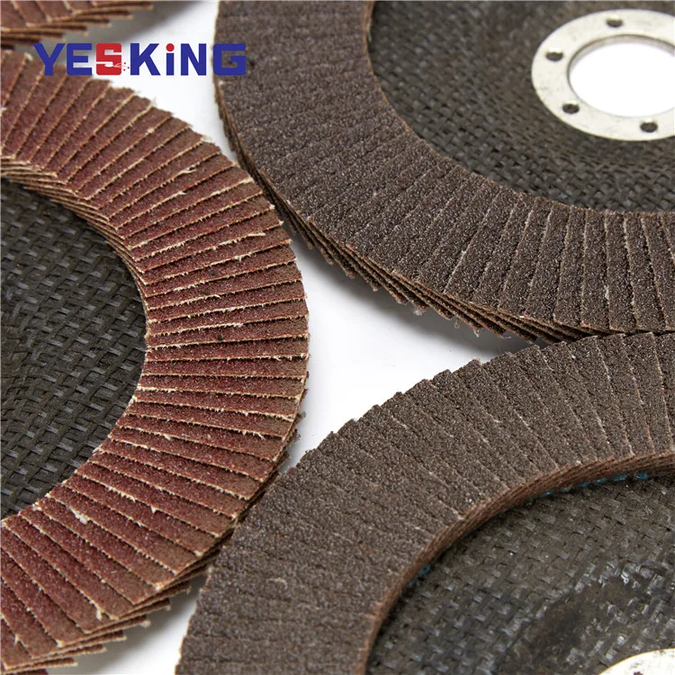 China Flap Disc Manufacturer Wholesale Aluminum Oxide And Calcine Flap Disc Wheel For Metal Polishing