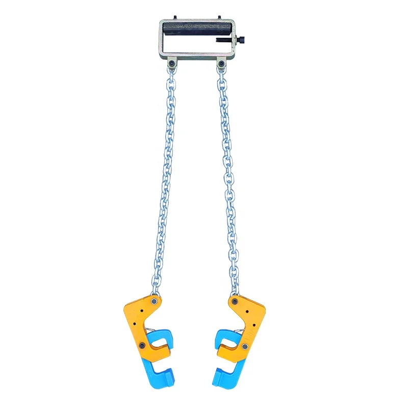 Shanggong 1T universal oil grabber two-leg double-chain oil drum jack fixture