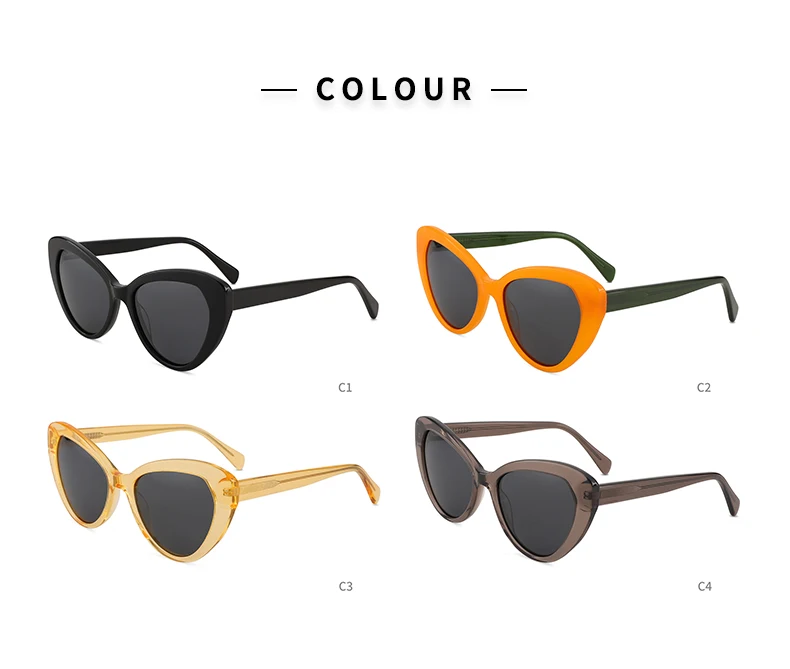 IU-31072 High Quilthy UV400 Sun Glass Acetate Designer Women Sunglasses 2022