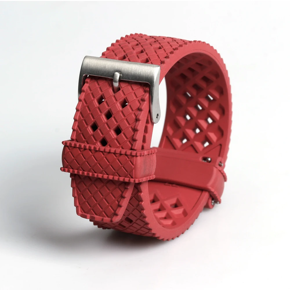 Fluoroelastomer Watch Bands FKM Watch Strap
