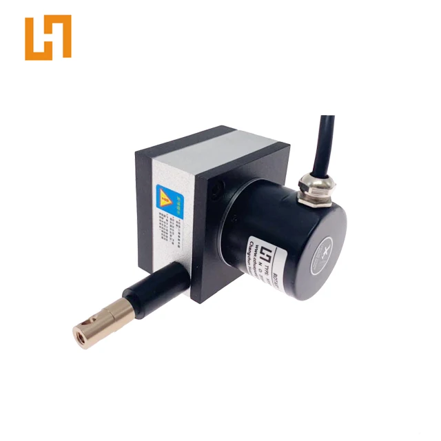 wire pull encoder HY55S-1500mm-500BM-0.25-24V voltage PNP output draw wire sensor linear encoder