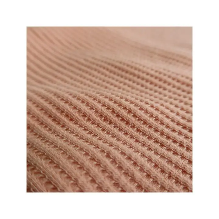  Comfortable and durable fabric 65% polyester 31% cotton 4% spandex knitted Knitted rib for garment