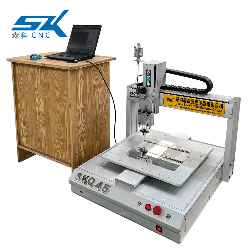 Automatic Silver Small Mini 4545 Ultra-thin Round Flat Craft Irregular Mirror Glass Cutting Cutter Machine