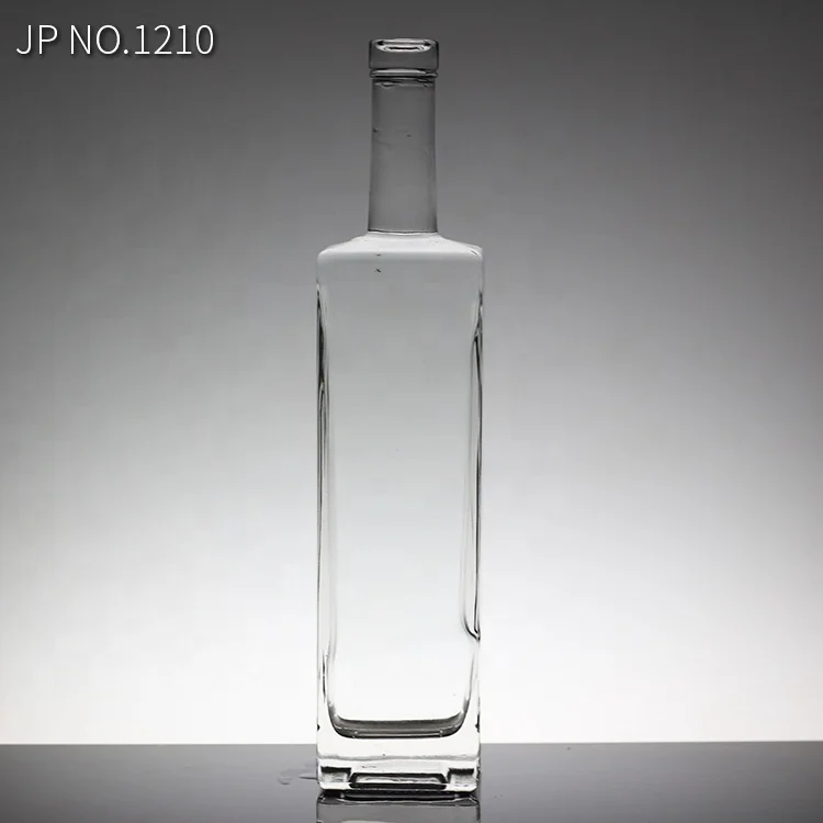 Crystal Rum Whiskey Bottle Crystal Glass Brandy Bottle With Screw Cap