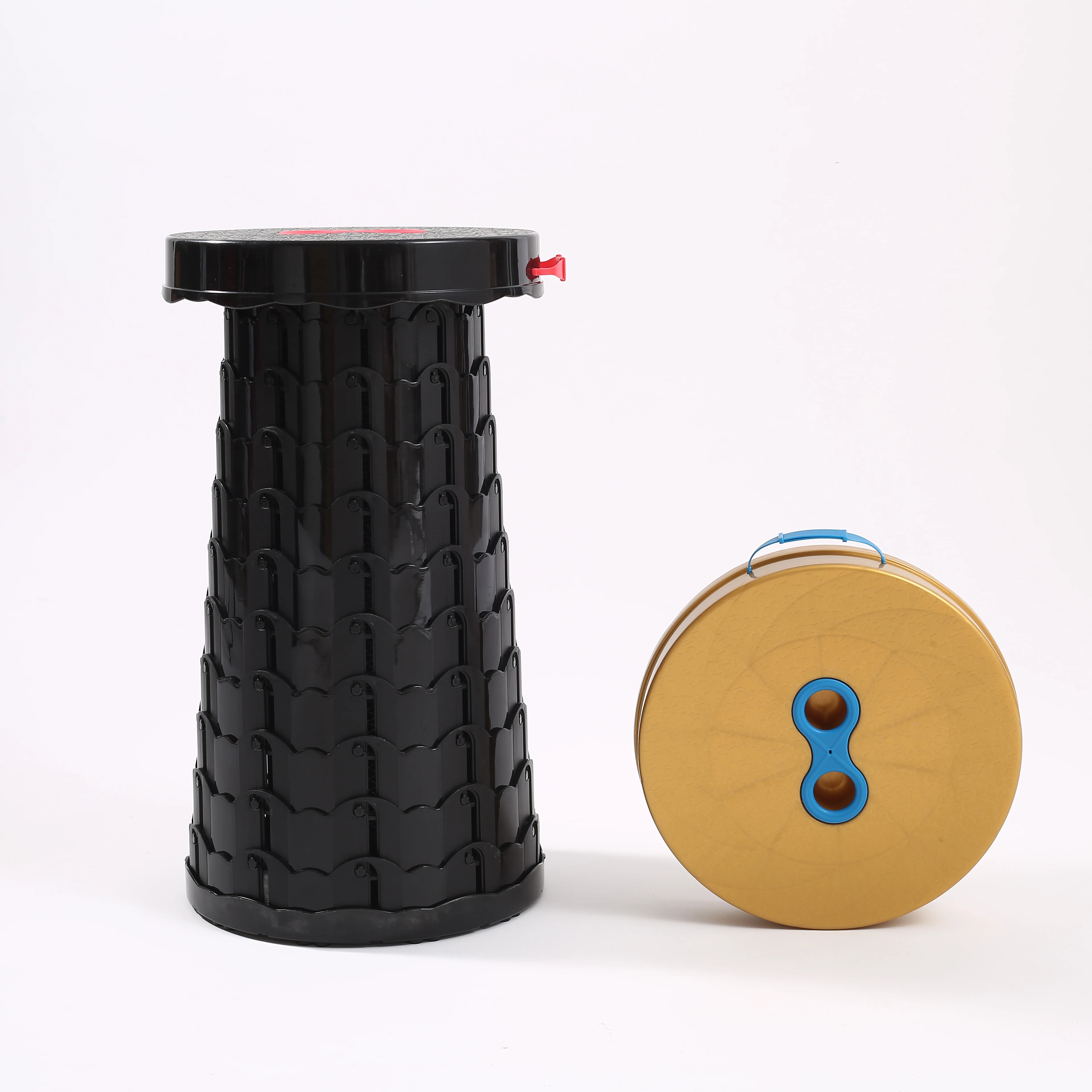 
Portable Retractable Folding Stool Outdoor Lightweight Telescopic Stool Folding Chairs For Camping Fishing 