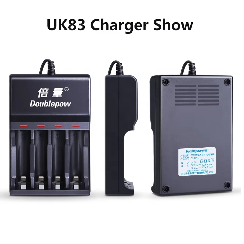 Стандартное зарядное устройство с 4 слотами USB светодиодный дисплей умное быстрое для 1 2 в AA/AAA Ni-MH/Ni-CD перезаряжаемых