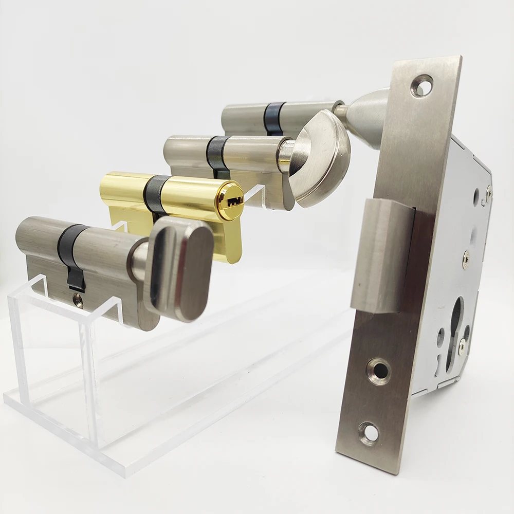 60mm backset single bolt 304 stainless steel mortise lock entrance door lock