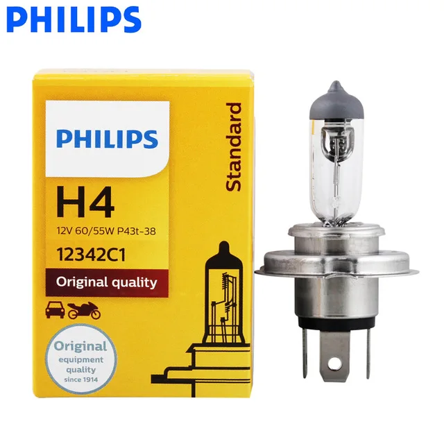 Car Accessories Philips headlight philips led Auto H4 Philips 12342 H4 60/55W Halogen headlight Bulbs