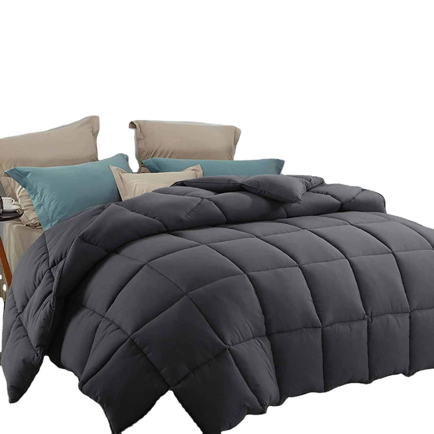
All Season Comforter Queen and Full Size Winter Warm Fluffy Hypoallergenic Lightweight Comforter 