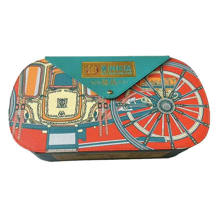 Factory Supply Luxury Leather Gift Box And Pu Leather Gift Box Custom Logo Pu Leather Small Gift Box