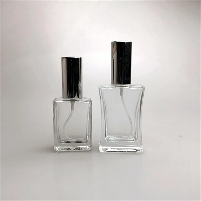 Empty matte spices  glasses  pump perfume bottles container