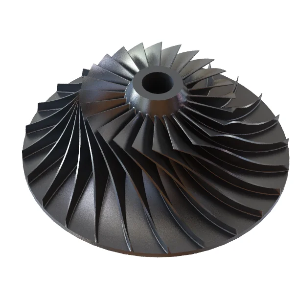 High Quality OEM centrifugal compressor impeller CNC machining 5 axis compressor impeller brass impeller 400 cnc machine AS9100