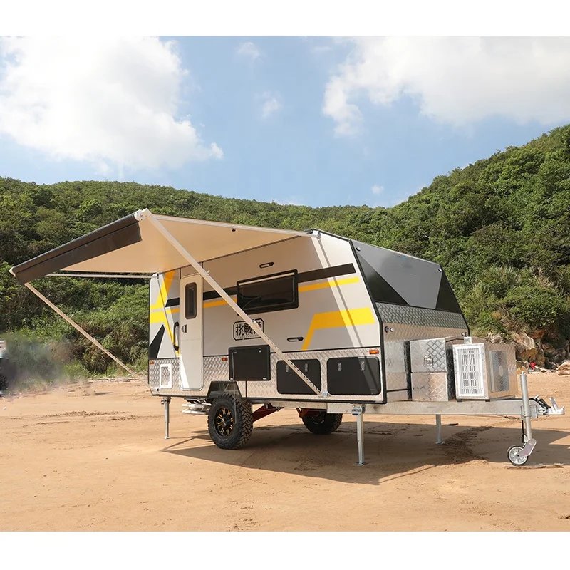 Roll out manual control caravan RV awning