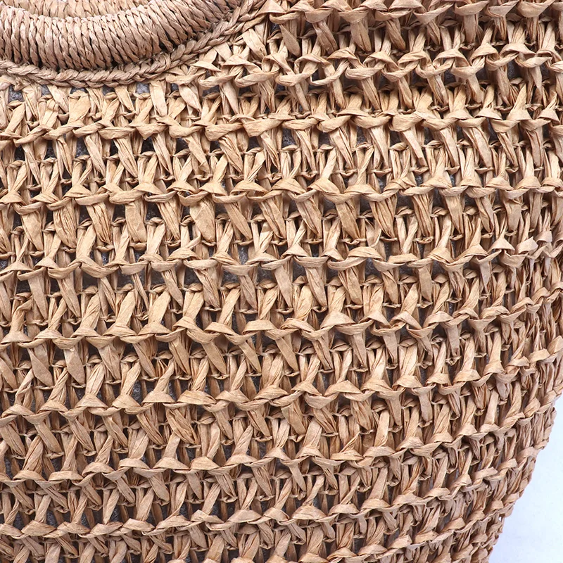Hot selling Chinese Factory Wholesale woven straw beach bag paper straw tote bag fashion beach bag for young lady